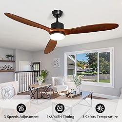 Depuley 52" Ceiling Fan with Lights Remote