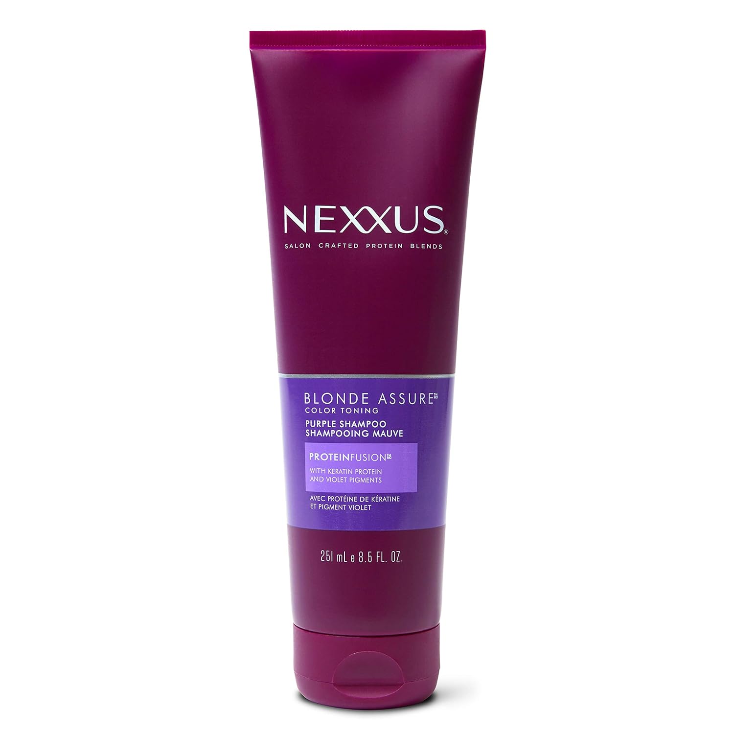 Nexxus Blonde Assure Purple Shampoo for blonde or silver hair 8.5 oz
