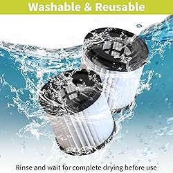 ECOMAID 2 Pack Replacement Filter Compatible with
