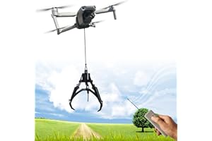 XTnueotr Universally Drone Airdrop System Release Device Payload Delivery Transport Drop, for DJI Mini4/Mini3/Mini2/Air3/Air2/Air2S/ Mavic Series Drone Accessories (Mechanical Claw)