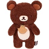 San-X Original Rilakkuma Floral Tea Time Plush - 8" Rilakkuma Black Tea