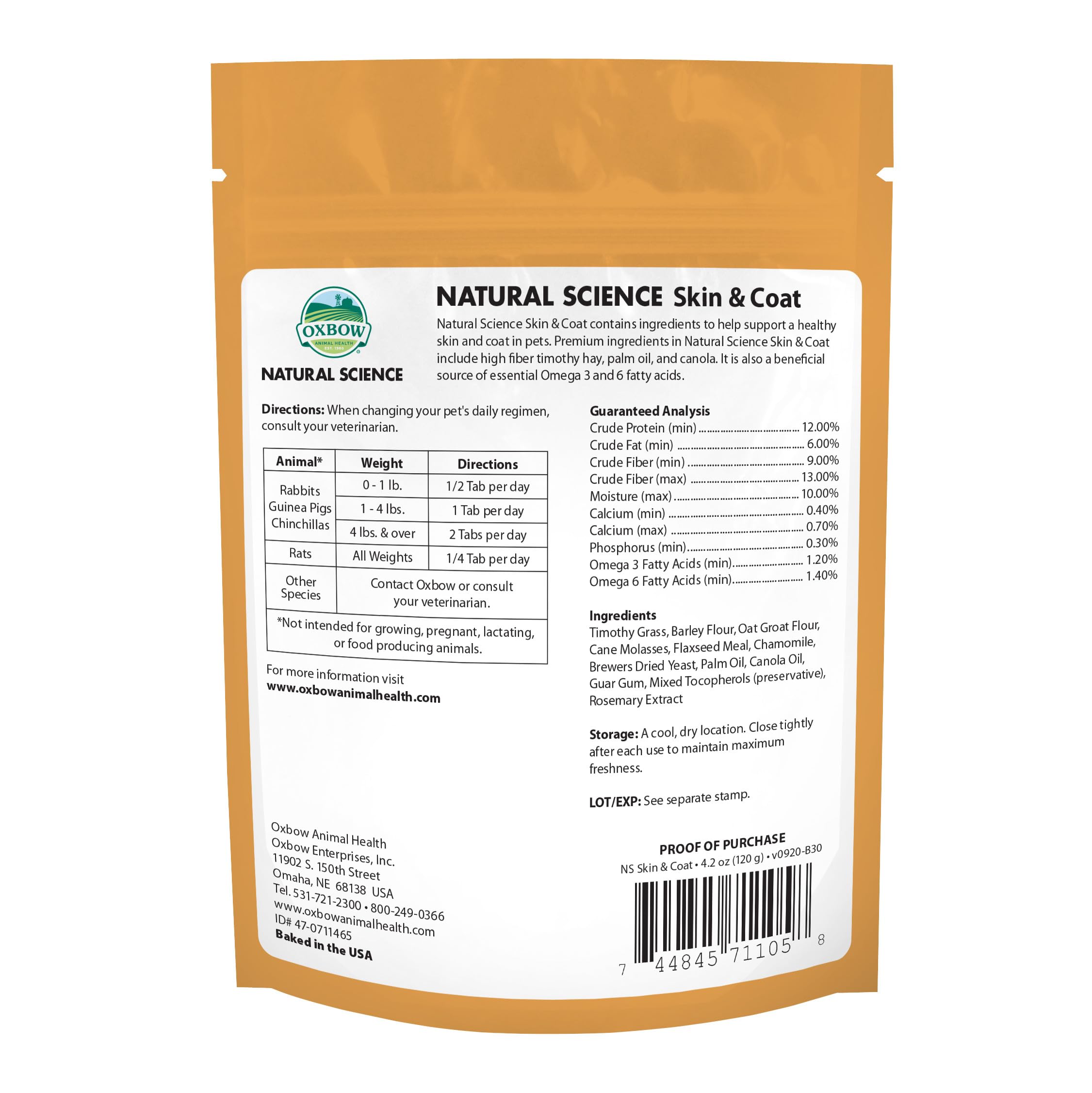 Guinea Pig Pellets With Omega 3 Fatty Acids photo