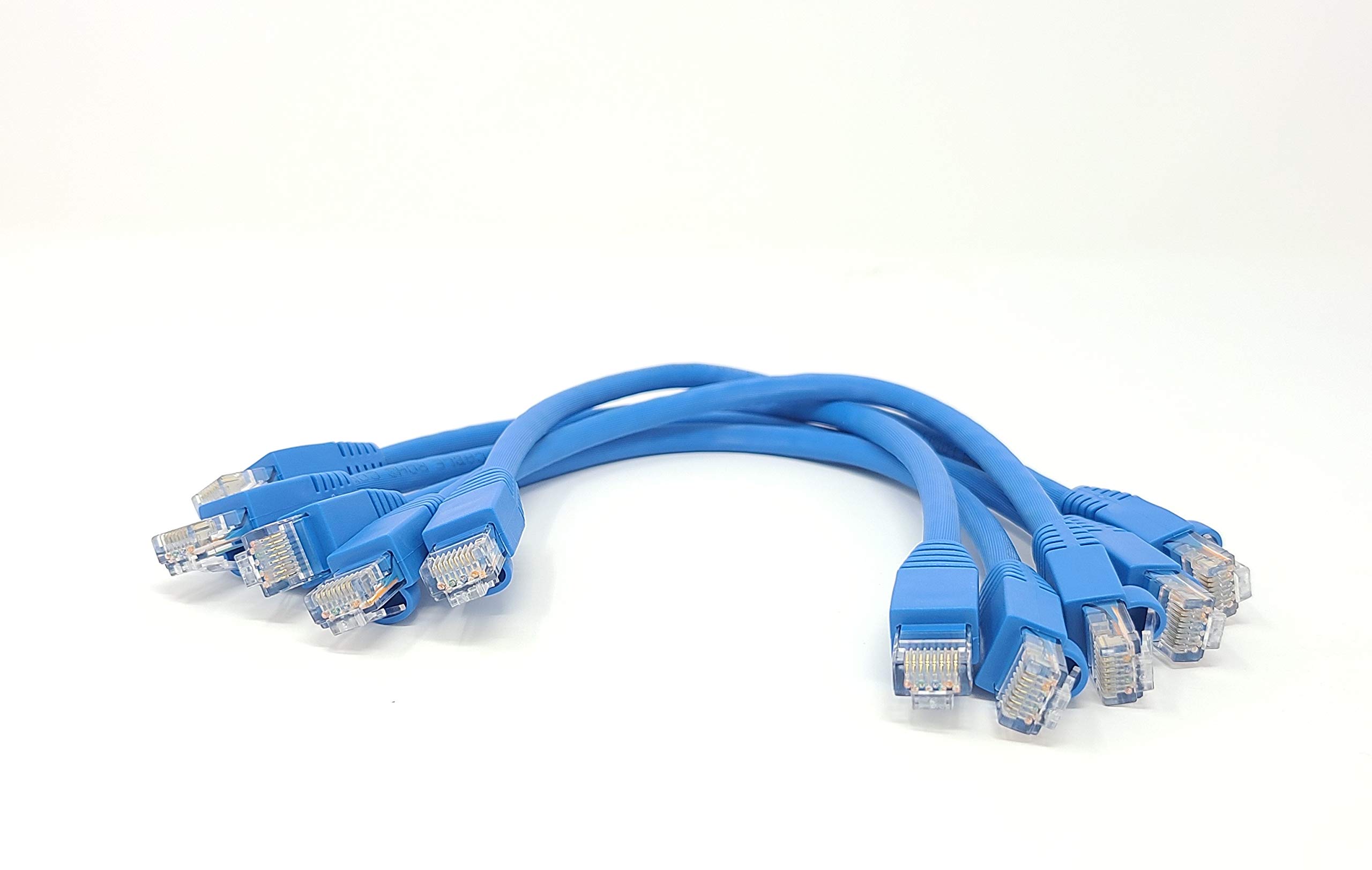 MICRO CONNECTORS 1 Foot CAT 6A UTP Ethernet Patch