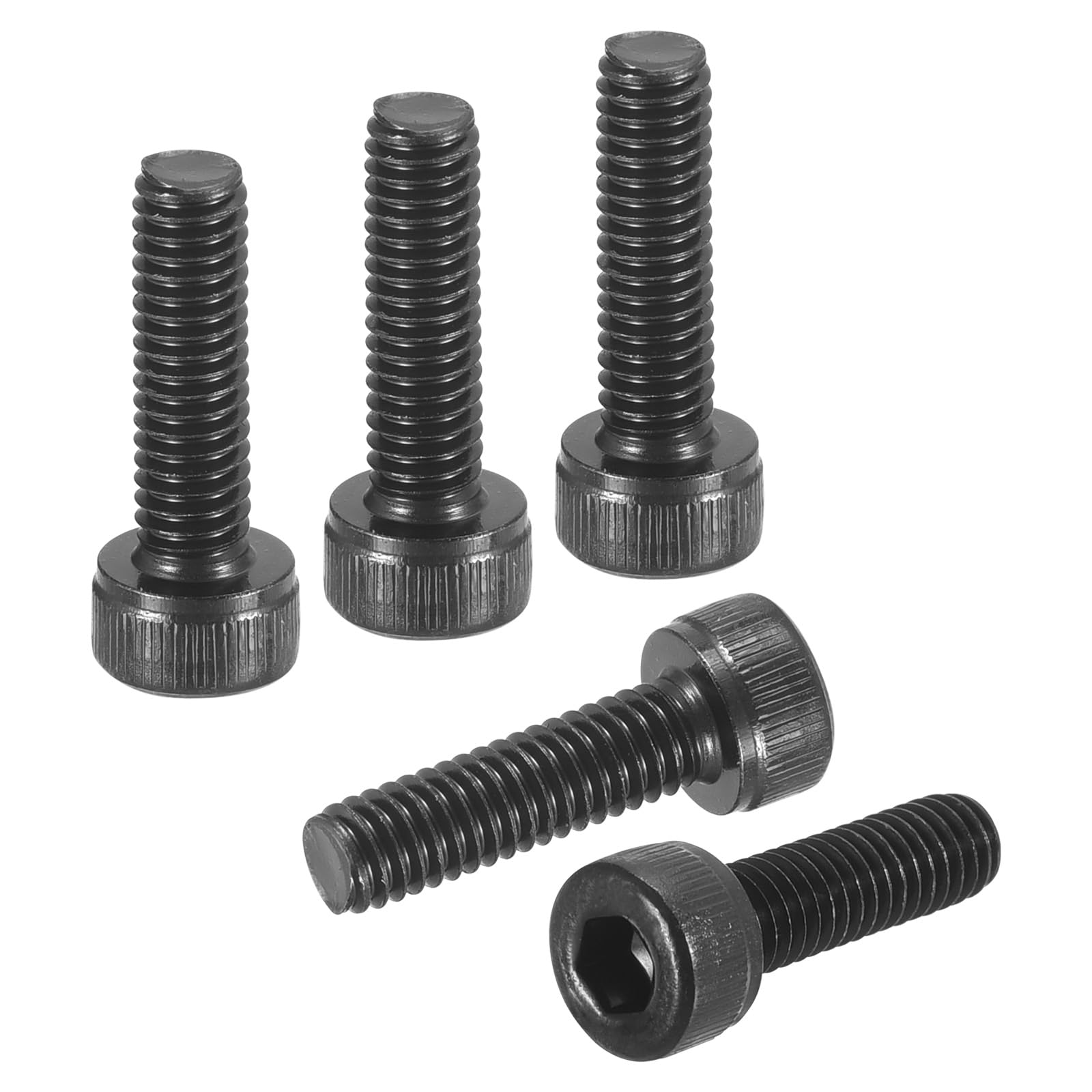 DTGN M4-0.7x16 Socket Head Cap Screws Bolts - 100Pack - Good for Road Bicycle, Mountain Bike, Auto, Motorcycle - Carbon Steel Hex Head Metric Screws, Black