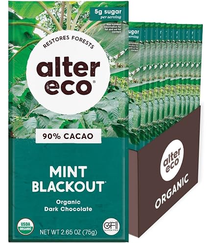 Amazon.com : Alter Eco | Chocolate Bars | Pure Dark Cocoa, Fair