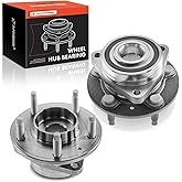 A-Premium 2 x Wheel Bearing and Hub Assembly with 5-Lug Compatible with Chevy Cruze 2014-2015, Volt 2011-2015, Orlando 2012-2014, Buick Verano 2012-2017, Cascada 2016-2017