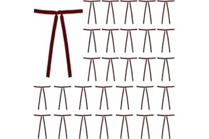 Nfvjfxz 30 Pcs Burgundy Velvet Christmas Bows 5x7 Inch Rustic Vintage Ribbon Bows Pre-Tied for Christmas Tree Wreath Garland 