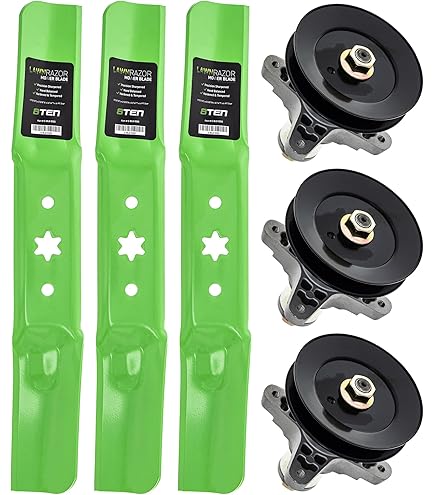 Amazon.com : 8TEN LawnRAZOR Blade Spindle Kit for Cub Cadet XT2