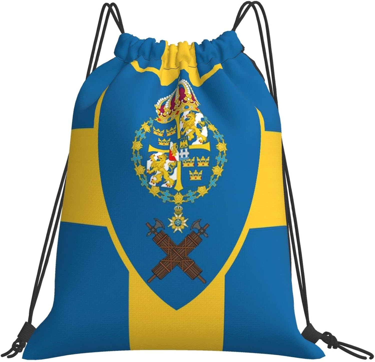 Netz-Rucksack Mit Kordelzug - 38x45cm, Nylon, Für Sport, Strand & Fitnessstudio