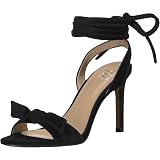 The Fix Women's Colette Ankle Wrap Dress Sandal - Velvet Strap Heels