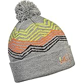 Turtle Fur Youth Boys Adventurer Pom Beanie, Gray