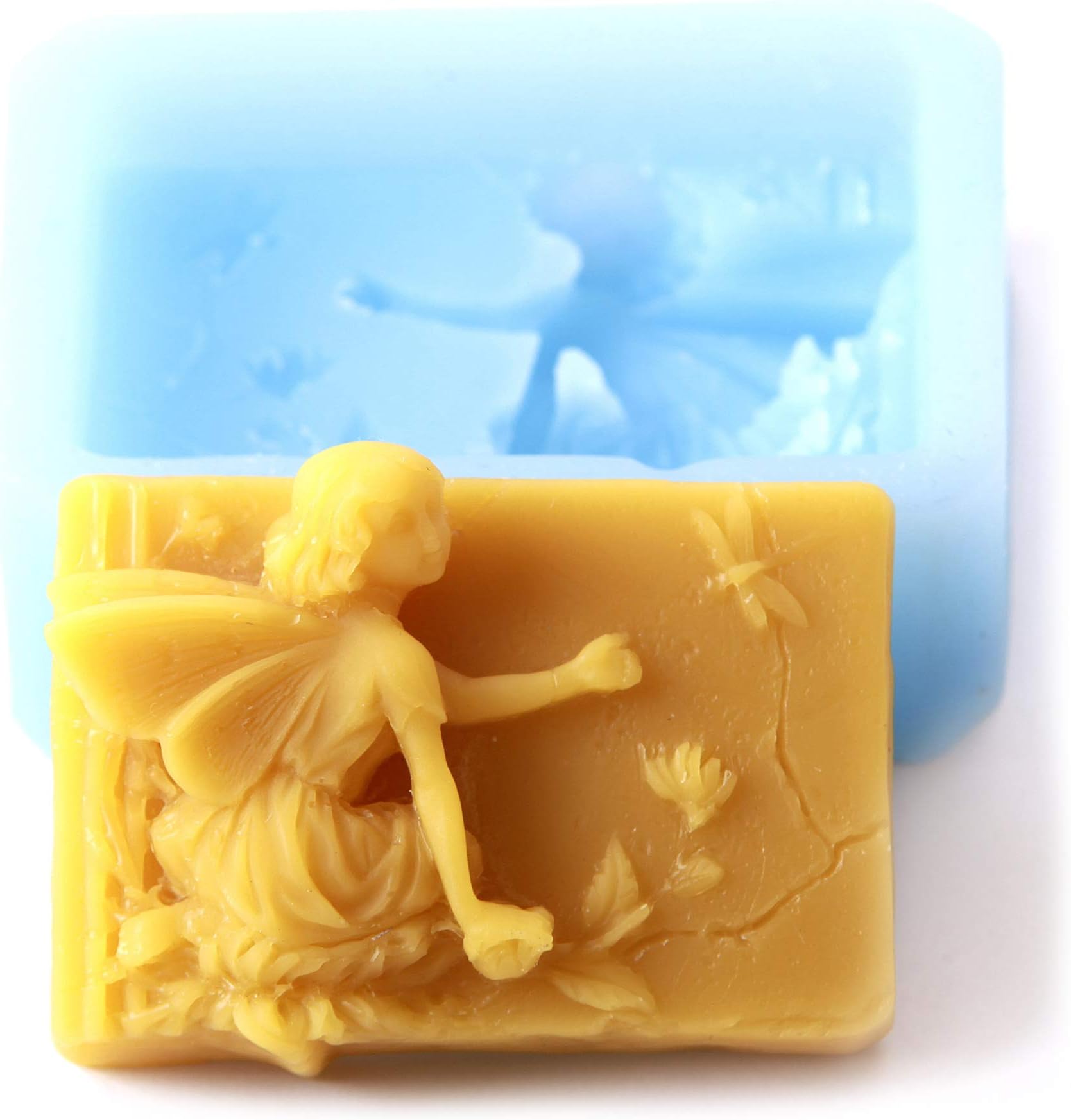 Flower Fairy Rectangle Silicone Mould