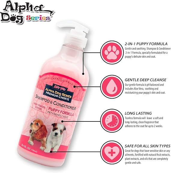 alpha dog series puppy shampoo and conditioner