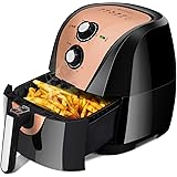 Secura Air Fryer XL 5.3 Quart 1700-Watt Electric Hot Air Fryers Oven Oil Free Nonstick Cooker w/Additional Accessories, Recip
