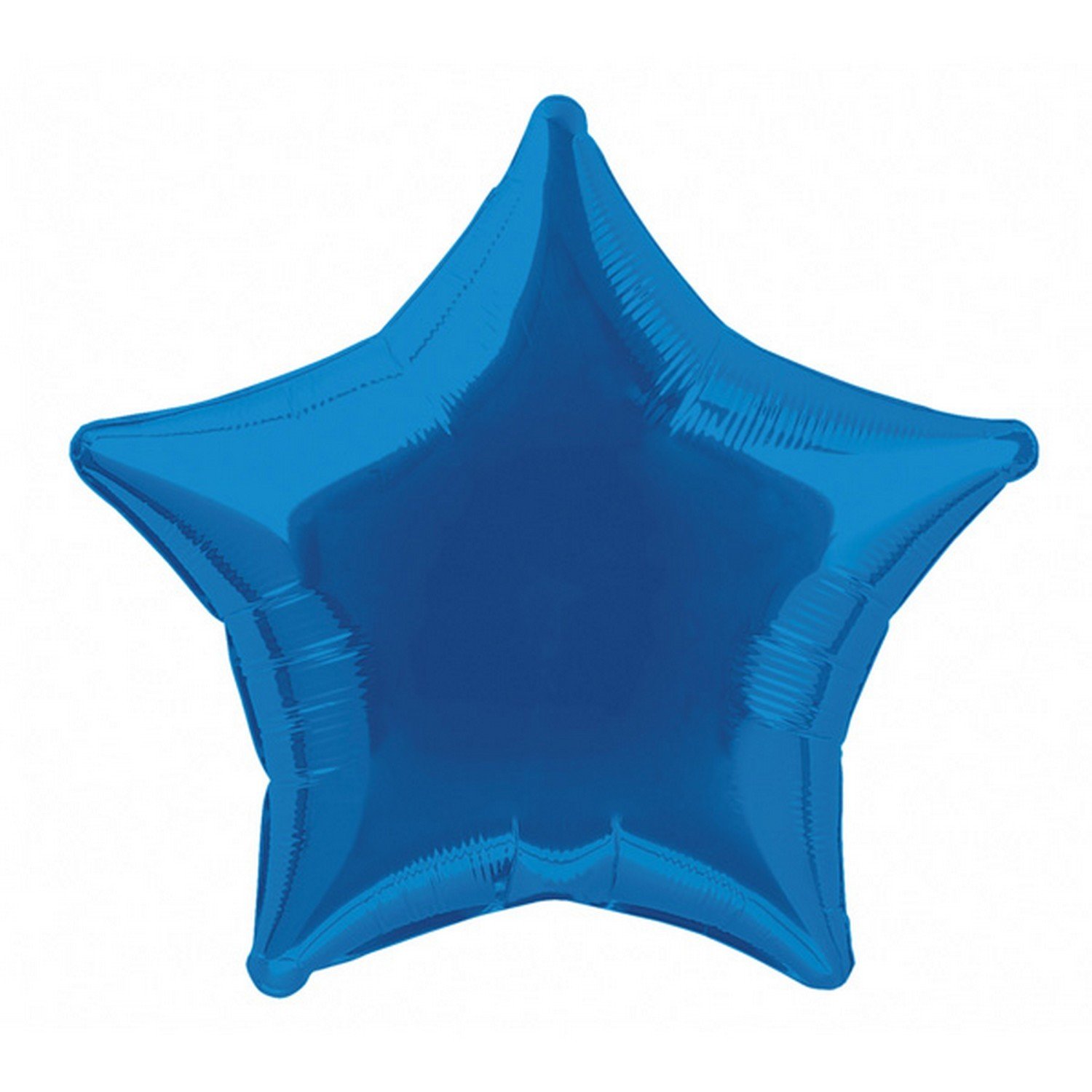 Unique Party 53324 - 20" Foil Royal Blue Star Helium Balloon