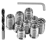 Wadayu 100pcs Threaded Inserts for Wood, Screw in
