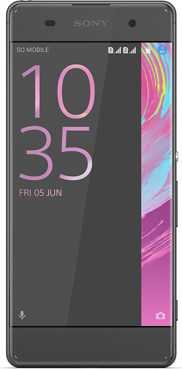 Sony XA - Smartphone Libre de 5" (2 GB de RAM, 16 GB de Memoria Interna, cámara Frontal de 8 MP y Trasera de 13 MP) Color Negro
