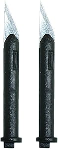 Excel Blades Executive Retractable Hobby Blade, 2 Pack, American Made Replacement Craft Knife Blades