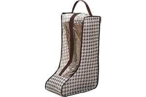 Portable Boots Storage Bag - Tall Short Shoe Organizer, Dust Proof Carry Case Long Tube Design Cowboy Boot Protector | Travel