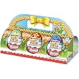Kinder Joy Treat & Toy Easter Egg Gifts - Sweet Cream Topped With Cocoa Wafer Bits (6 Count - 4.2 Oz Total)