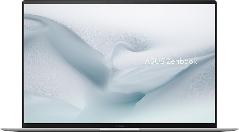 Zenbook S16 OLED UM5606GA-SR340W Copilot+ PC - Portátil 16" 3K 120Hz (AMD Ryzen AI 9 465, 32GB RAM, 1TB SSD, Radeon 880M, Windows 11 Home) Teclado QWERTY Branco Escandinavo - Espanhol