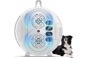 Xuwibaje Anti Barking Device for Dogs, Rechargeable Ultrasonic Bark Box with 3 Adjustable Modes, Safe Dog Bark Deterrent Device & Dog Barking Silencer Up to 35ft for Indoor and Outdoor Use