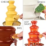 Opal Large 500ml Stainless Steel Chocolate Fountain 3-Tier OCF17 view 8