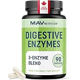 Digestive Enzymes 280MG for Digestive Health & Bloating Relief for Women & Men | Triple Digestive Enzyme Blend to Break Down 