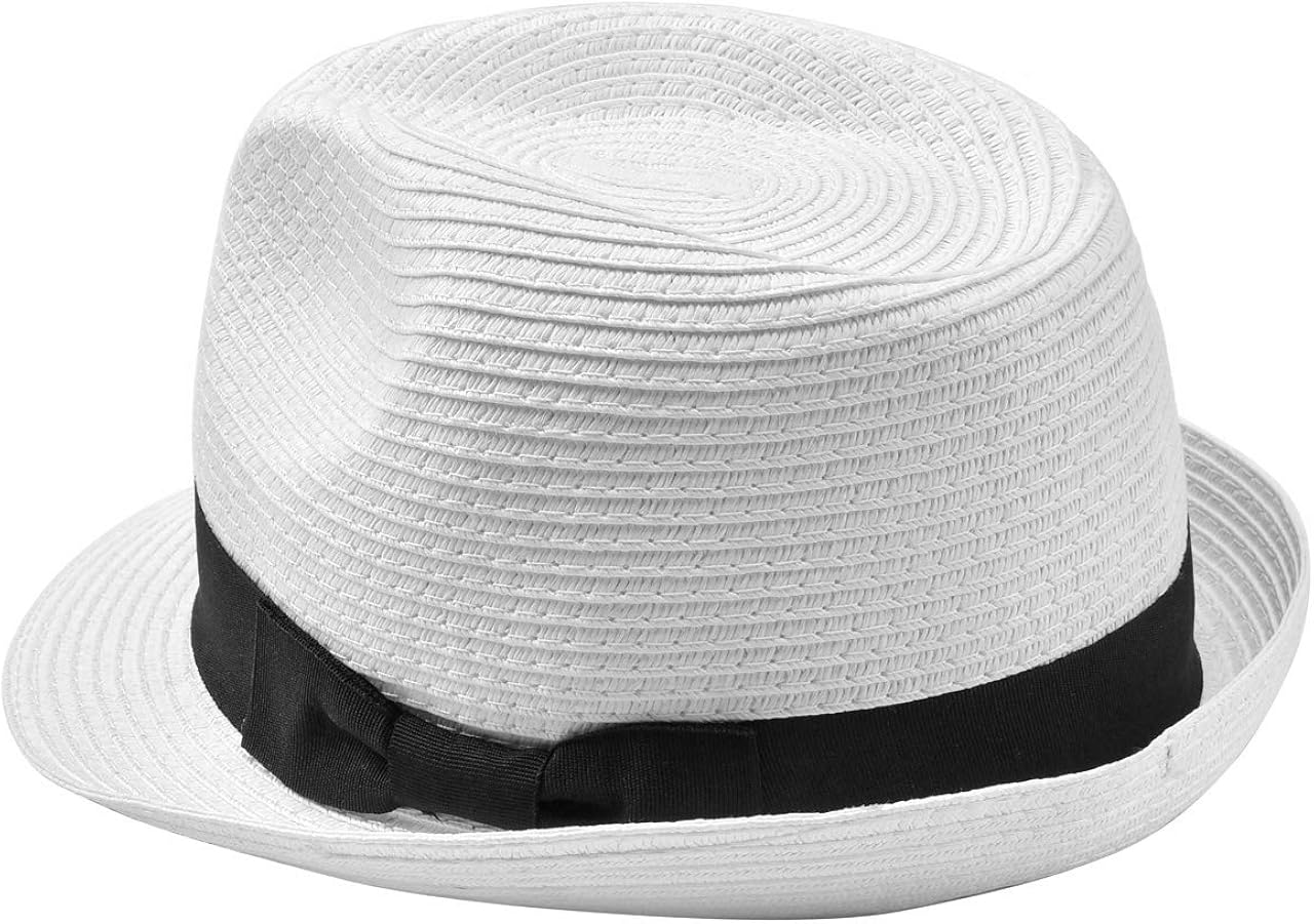 Cappello Fedora In Paglia Leggera - Estivo, Spiaggia, Uomo, Morbido E Fresco