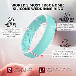 Egnaro Women’s Silicone Engagement Rings, Inner