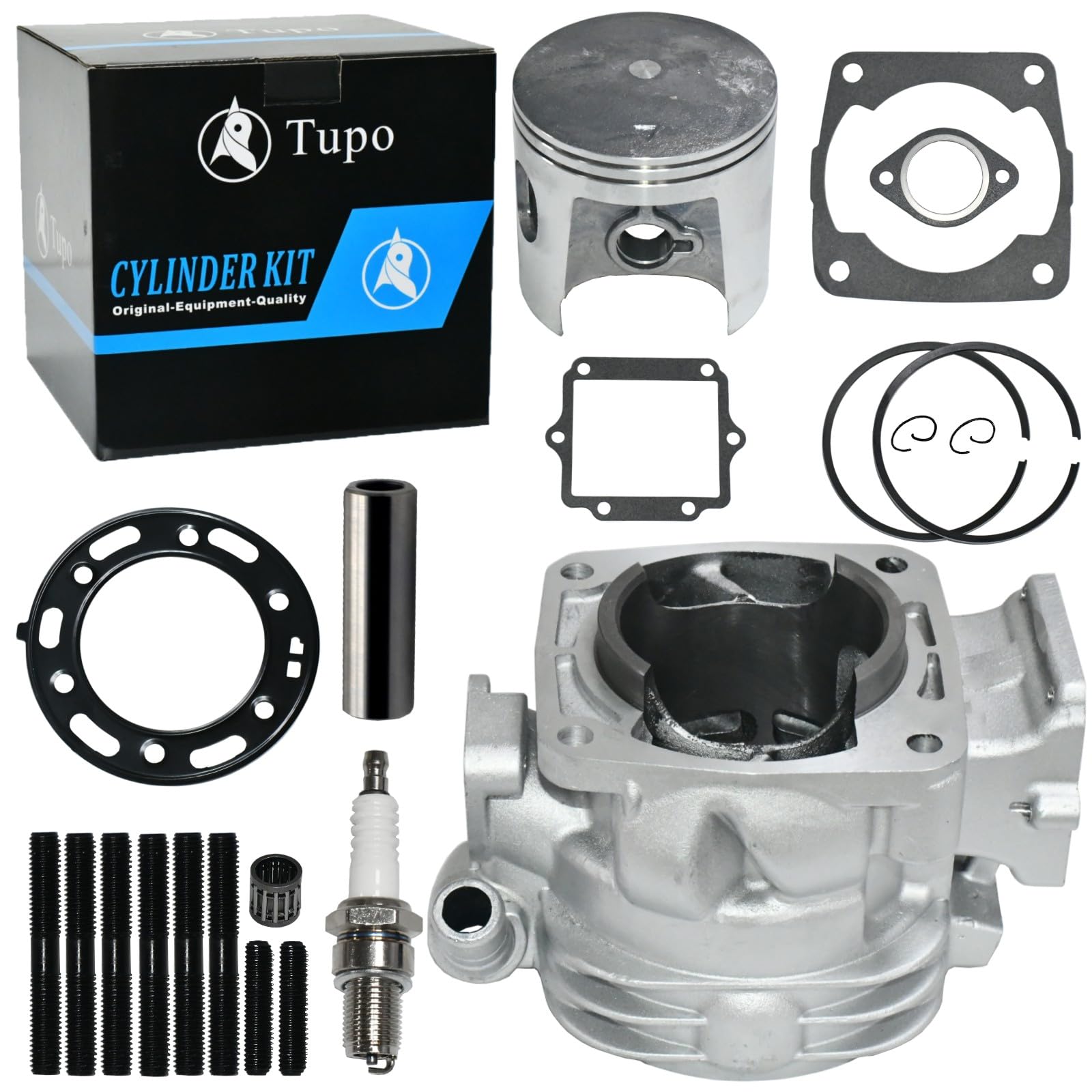 Photo 1 of Tupo 378cc 83mm Cylinder Piston Ring Gasket Top End Rebuild Kit Compatible with Polaris Big Boss 400 Scrambler400 Sportsman400 Sport 400 Xplorer 400 Trail Blazer 400 Xpress 400L 1997-2003