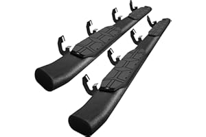 OTHOWE Running Boards Compatible with 2015-2026 Chevy Colorado/GMC Canyon Crew Cab, 4.3 Inches Oval Tube Bar Colorado/Canyon Running Boards and Carbon Steel Side Steps Step Bars Truck Step