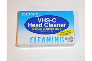 Sony VHS-c Clean Cass 1 Bag Tc25cld1b