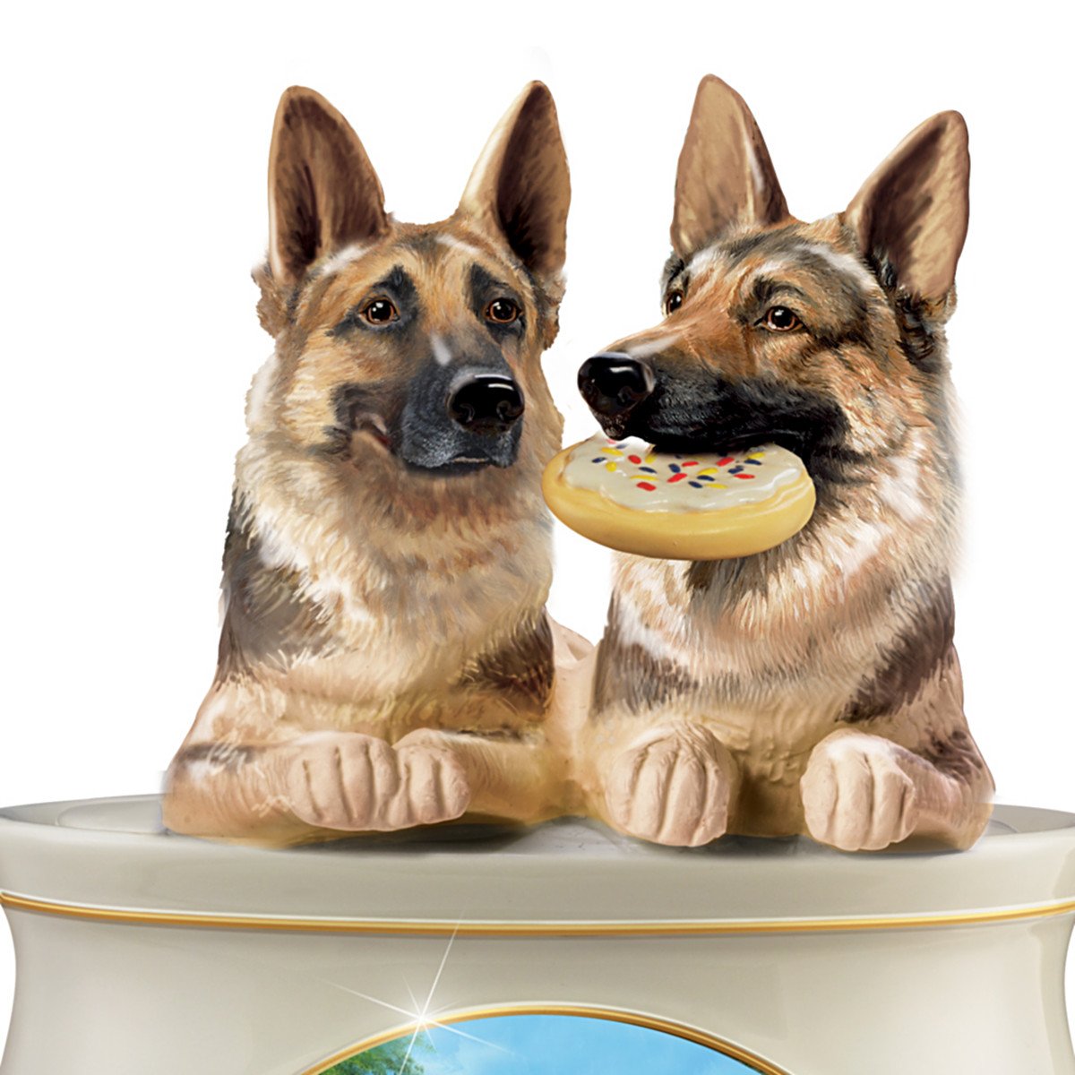 german shepherd cookie jar