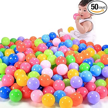 colorful soft plastic balls