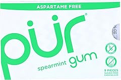 4543911-Pur Gum - 9pc Blister - Spearmint, 9 Count