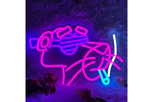FENGLL Panther Pink Neon Sign,Cool Anime Led Neon Signs for Wall Decor,Bright Game Room Man Cave Decor, Custom Neon Night USB Powered for Bedroom Wedding Birthday Christmas Party Gift(15.8 * 10.2in)