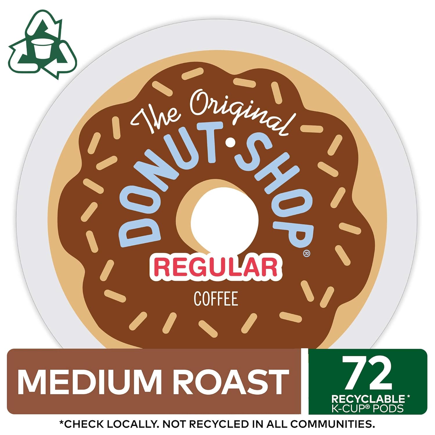 Amazon Com The Original Donut Shop Keurig Single Serve K Cup Pods Regular Medium Roast Coffee 72 Count Grocery Gourmet Food