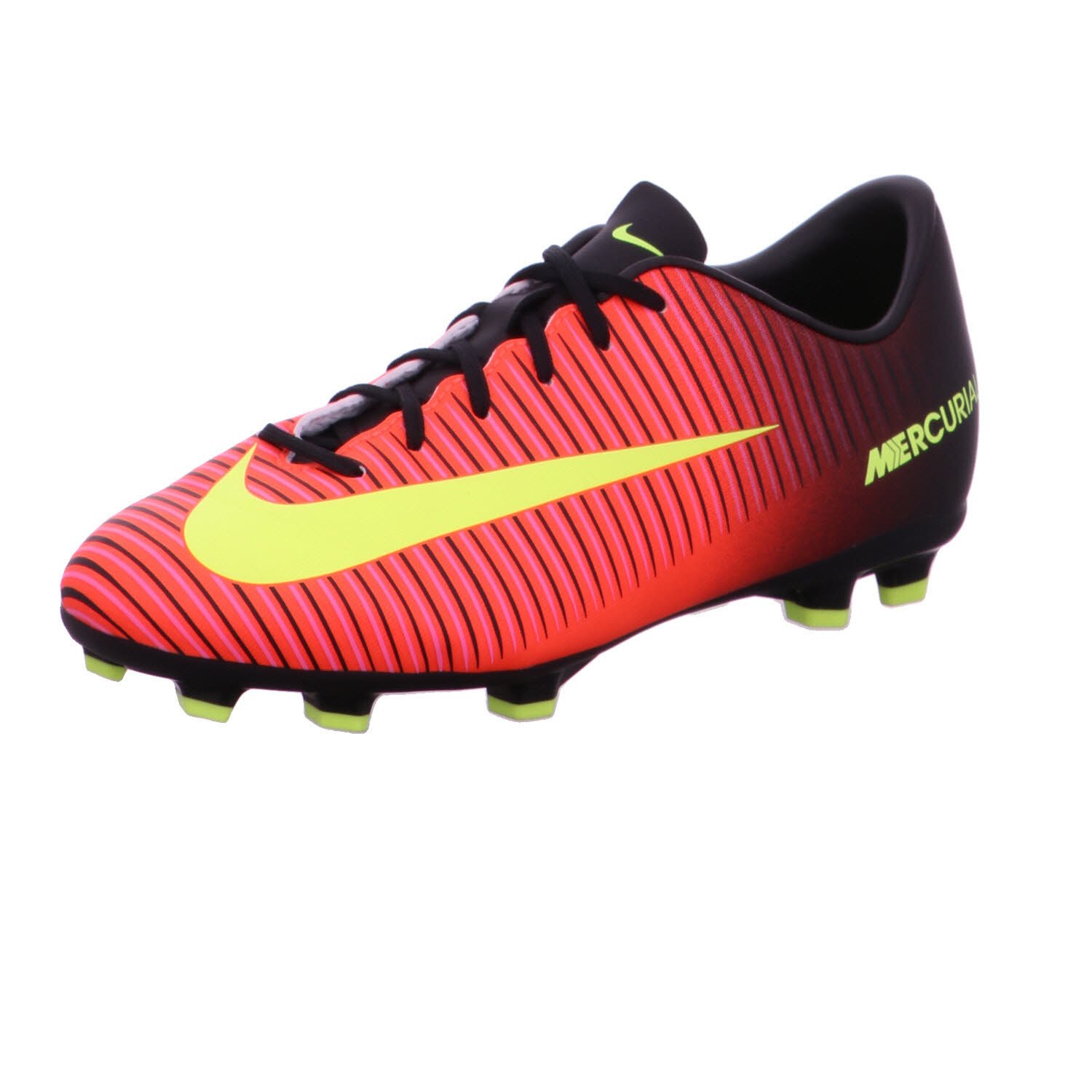 nike cleats black and red