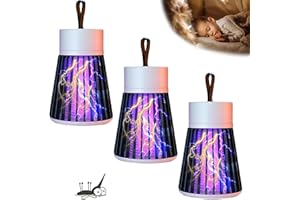 JRR Mozz Guard 𝑴osquito 𝒁apper 2024, New Generation Portable Cordless Mozzguard 2.0,USB Charing and Low Noise, Suitable for Indoor, Home Garden, Camping, Picnic (3Pack Green)