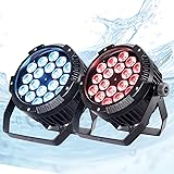 DJXFLI LED Par Lights 18x12W Outdoor Waterproof