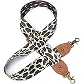Purse Strap Replacement Crossbody Adjustable Bag Strap Retro Jacquard Embroidery Wide Shoulder Strap for Women Handbags
