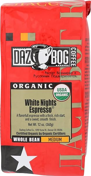 DAZBOG COFFEE | ORGANIC WHITE NIGHTS ESPRESSO BLEND...