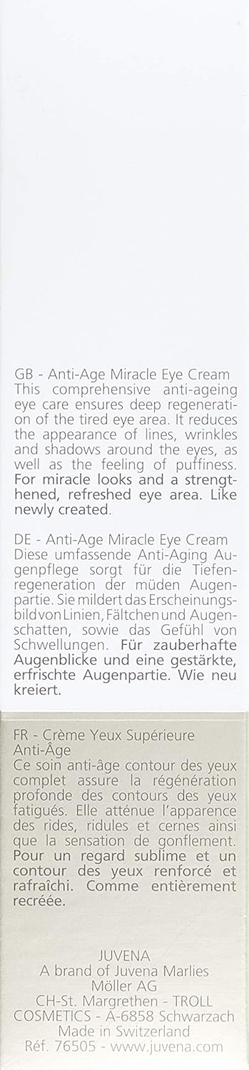 juvena miracle eye cream
