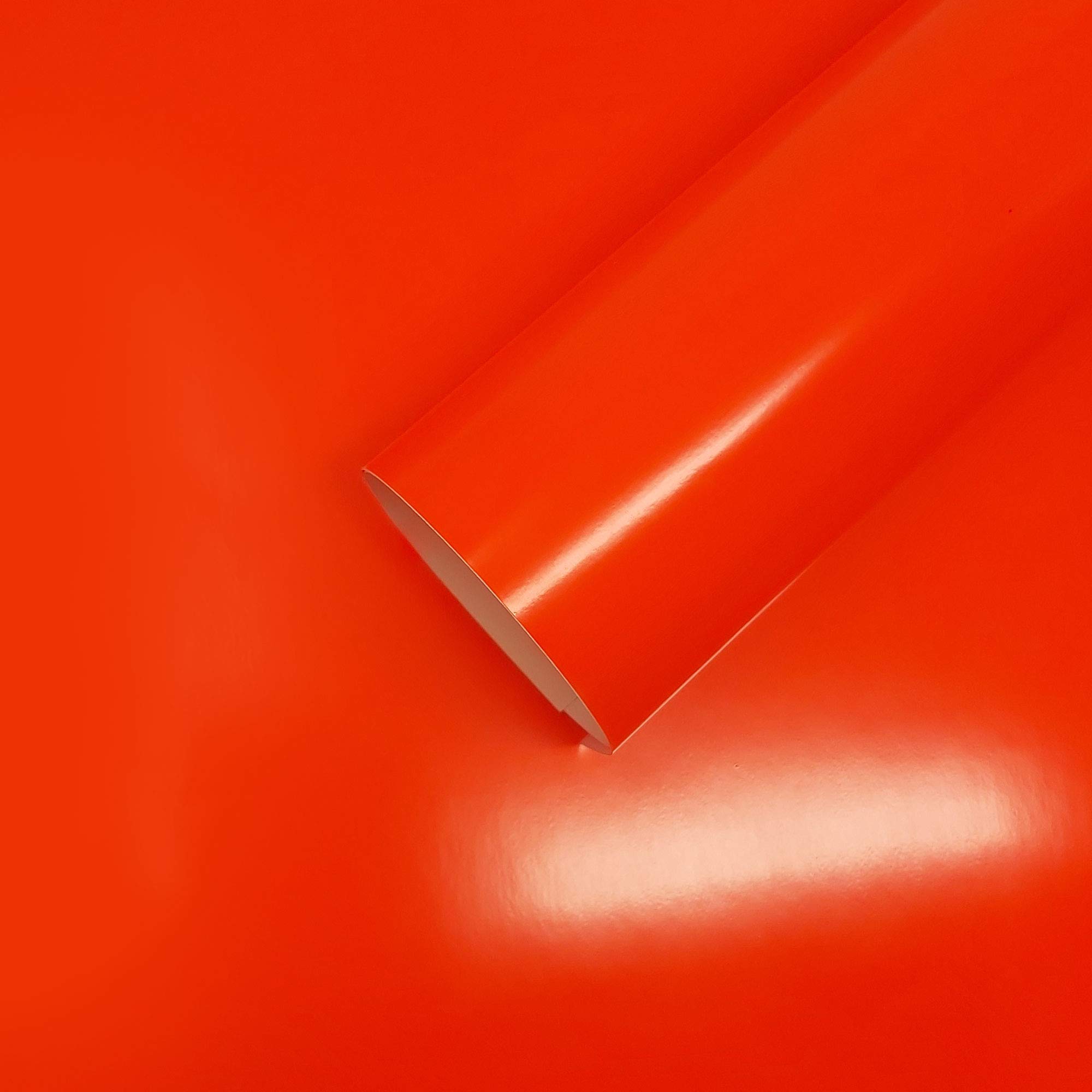 Adhesive Film Sheet Wrapping, Fluo Red, 50 x 70 cm