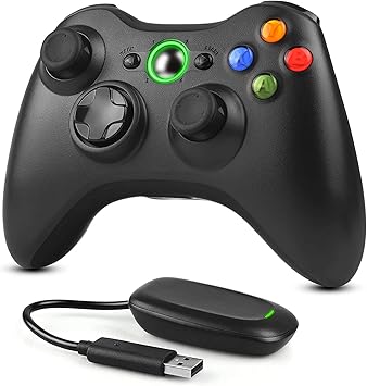 Dhaose Wireless Controller Fur Xbox 360 Und Pc 2 4ghz Amazon De Elektronik