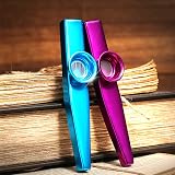 Vidillo 6 Kazoo Instrument Set with 36 Diaphragms Aluminum Alloy Body view 5