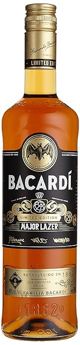 BACARDÍ MAJOR LAZER Limited Edition Rum (1 x 0.7 l)
