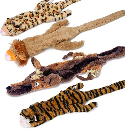indestructible plush dog toys