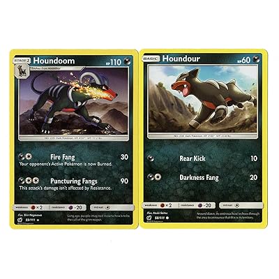Pokemon Evolution Set - HOUNDOOM HOUNDOUR 59111 - Jamaica | Ubuy